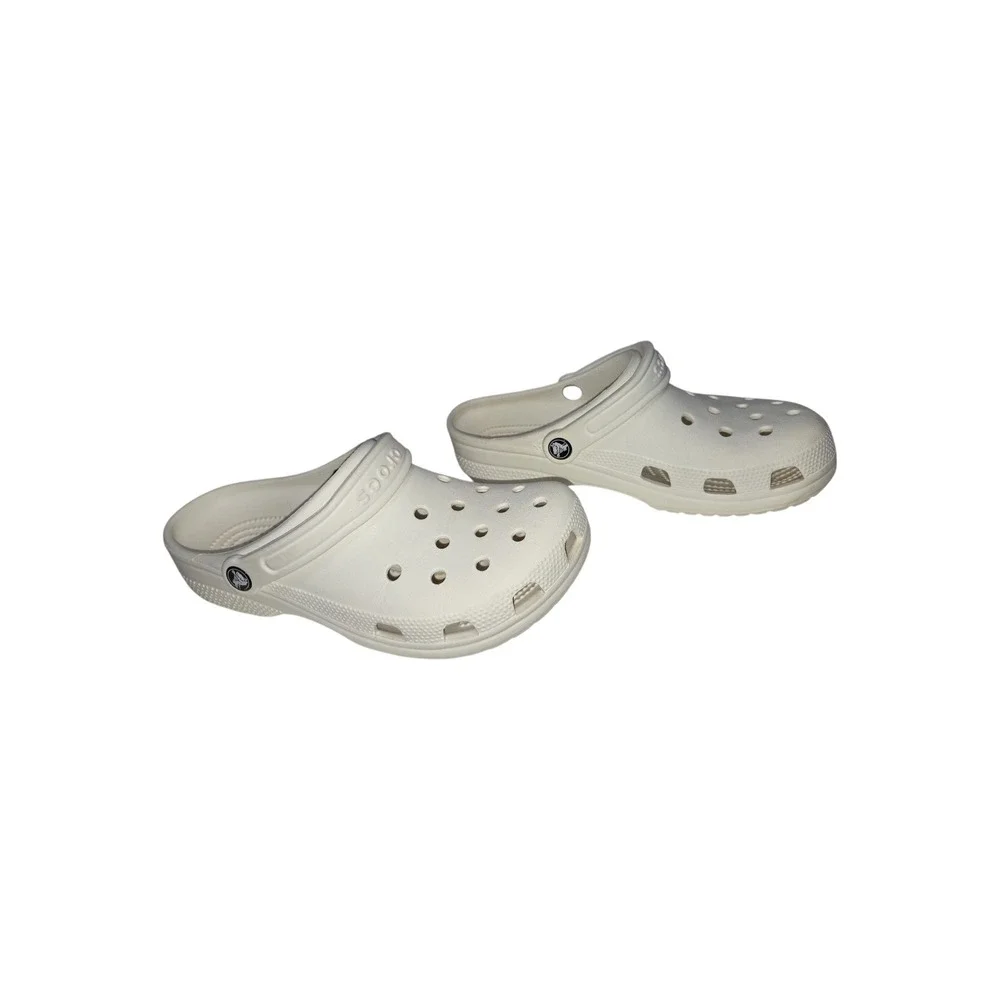 Crocs Classic Clogs Off White‎ Mens 7 Womens 9